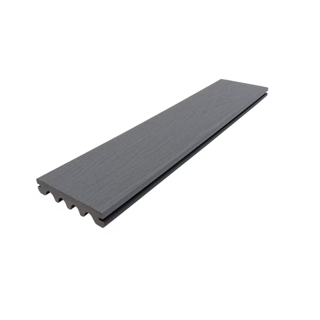 Elevate Lake Fog 1″ x 5.4″ x 12 ft. Grooved Composite Deck Board - Go Build, The Fastest Way To Build
